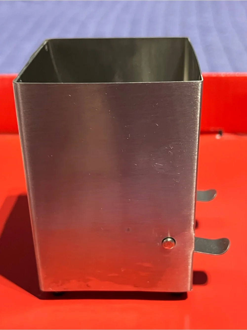 Stainless Steel Countertop toothpick Dispenser with Adjustment Knob